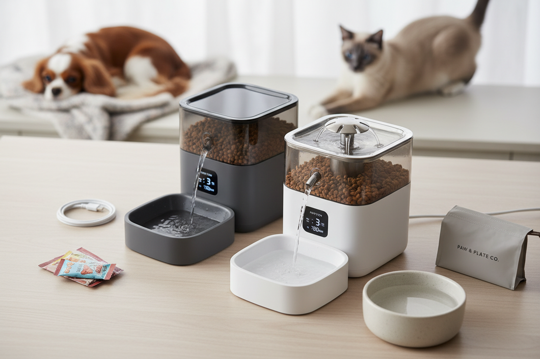 Never Miss a Meal or a Sip — Top 5 Auto Feeders & Fountains for Cats & Dogs