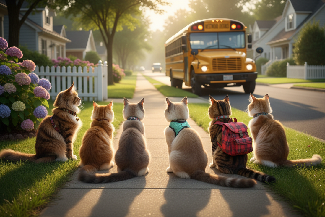 Back to School for Cats: How to Keep Your Kitty Happy When the House Gets Quiet Again