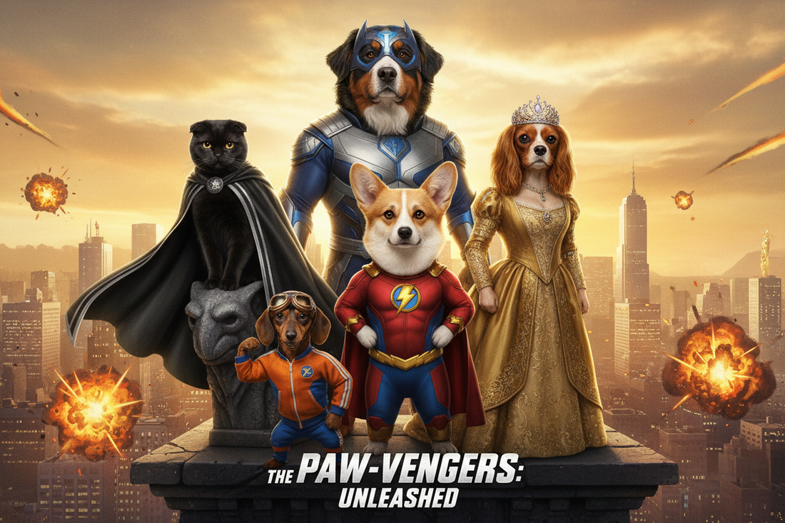If Your Pet Was a Movie Star: The Bond Dog & The Spider-Pet