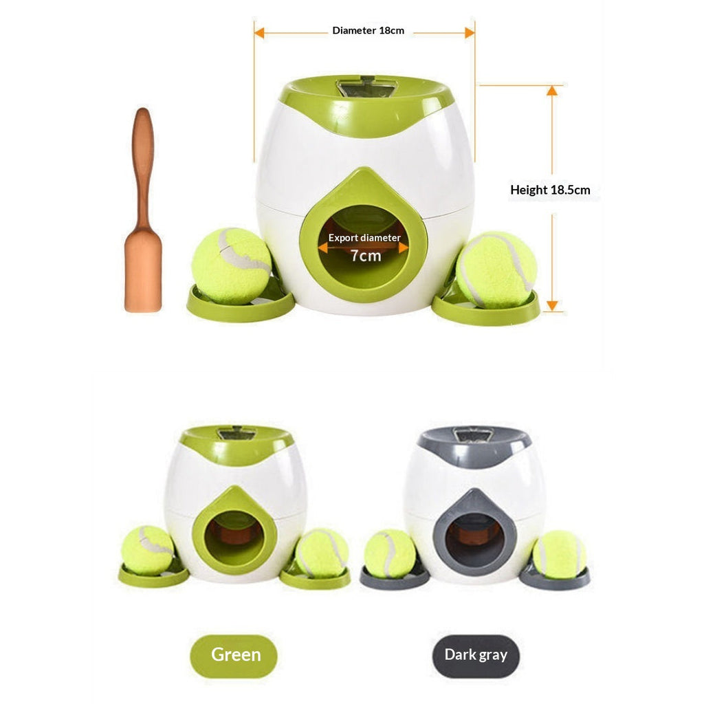 Dog Ball Launcher & Treat Dispenser Toy