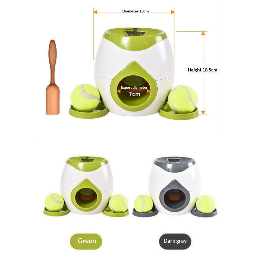 Dog Ball Launcher & Treat Dispenser Toy