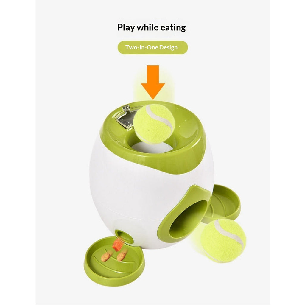 Dog Ball Launcher & Treat Dispenser Toy