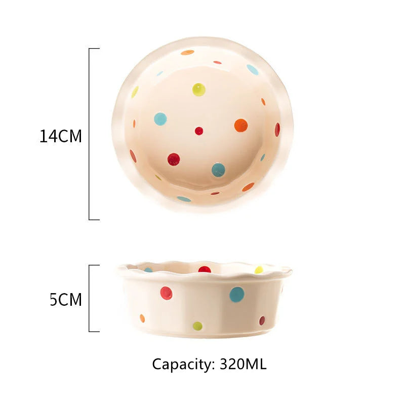 Ceramic Pet Feeding Bowls, Single & Double Options