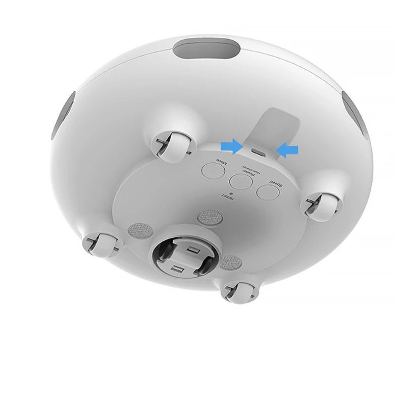 Rechargeable UFO Hide-and-Seek Feather Cat Toy