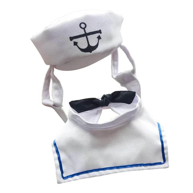 Nautical Sailor Cat Costume