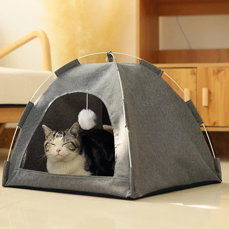 Dome Tent Bed for Cats & Small Dogs