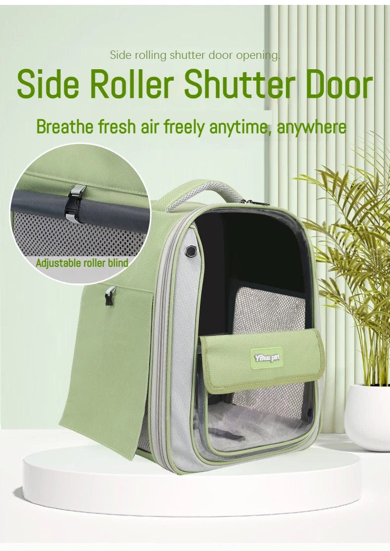 Foldable Oxford Pet Carrier Backpack