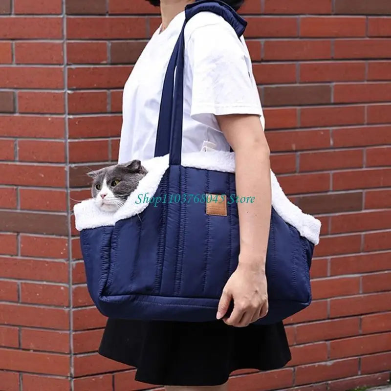 Soft Plush Pet Carrier Shoulder Bag