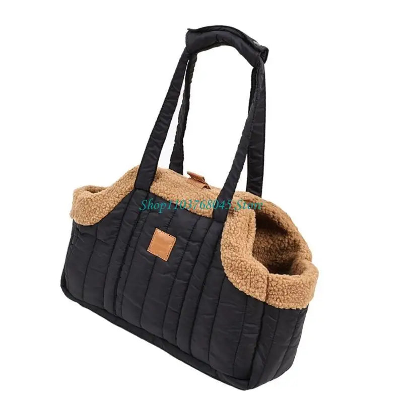 Soft Plush Pet Carrier Shoulder Bag
