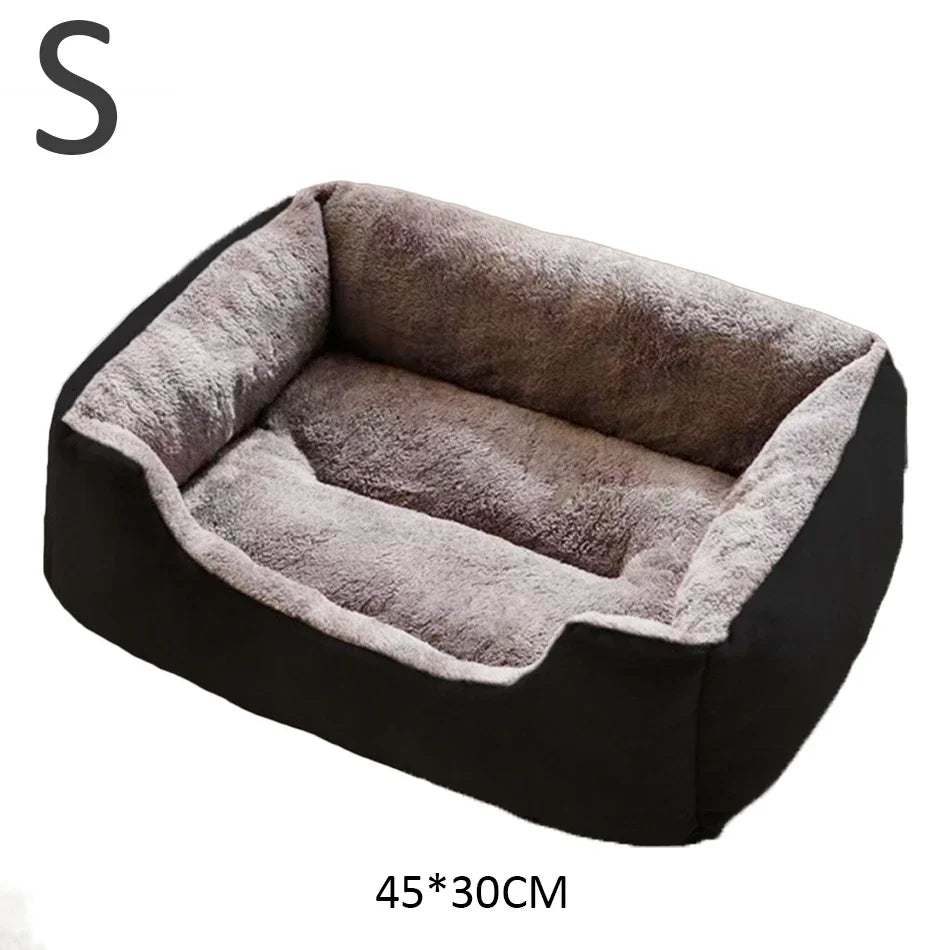 Soft Short-Plush Cat Bed in Five Colors