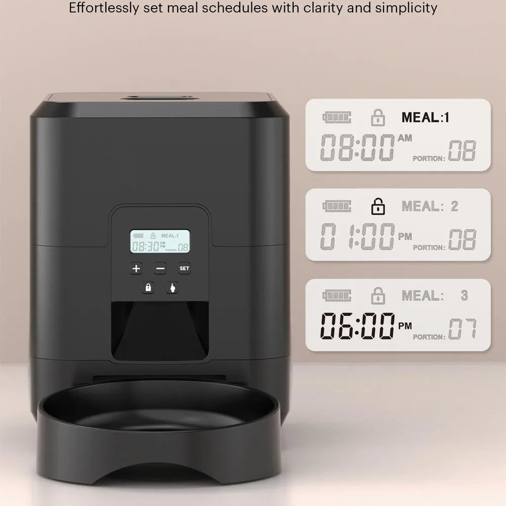 ZYfeeder 2L Automatic Pet Feeder, Button or Wi-Fi