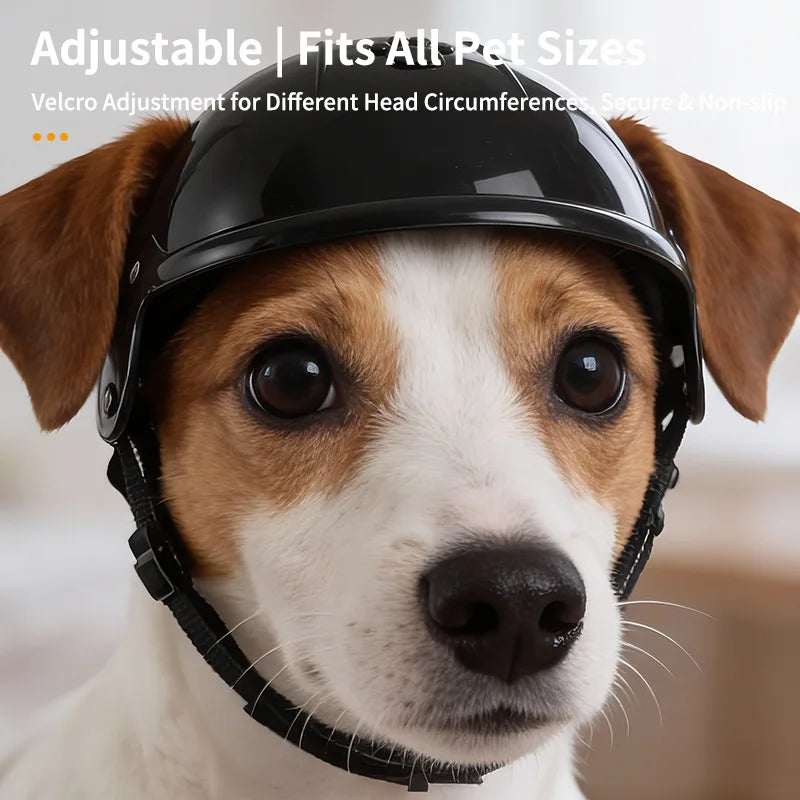 Mini Biker-Style Pet Costume Helmet