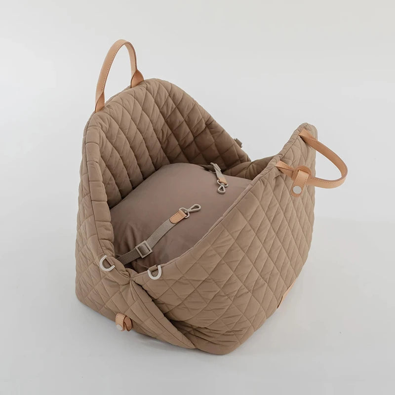 2-in-1 Pet Carrier Handbag & Travel Bed
