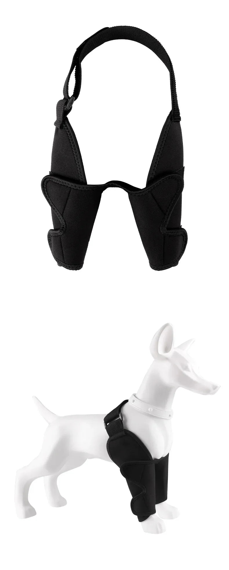 Dog Leg Wraps and Connected Paw Covers, Six Styles