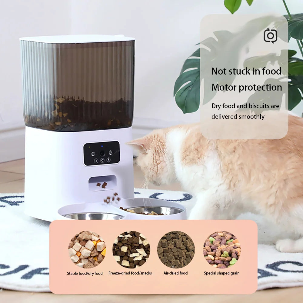 repetsun 5L Automatic Pet Feeder, Wi-Fi or Camera
