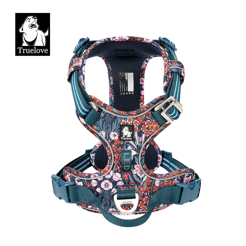 TRUELOVE Floral Padded Dog Harness, TLH5656