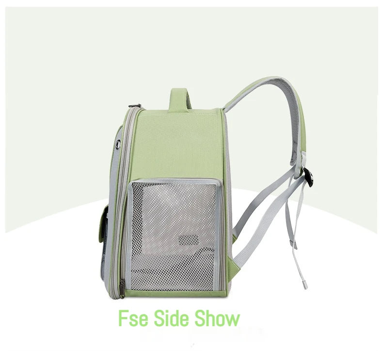Foldable Oxford Pet Carrier Backpack
