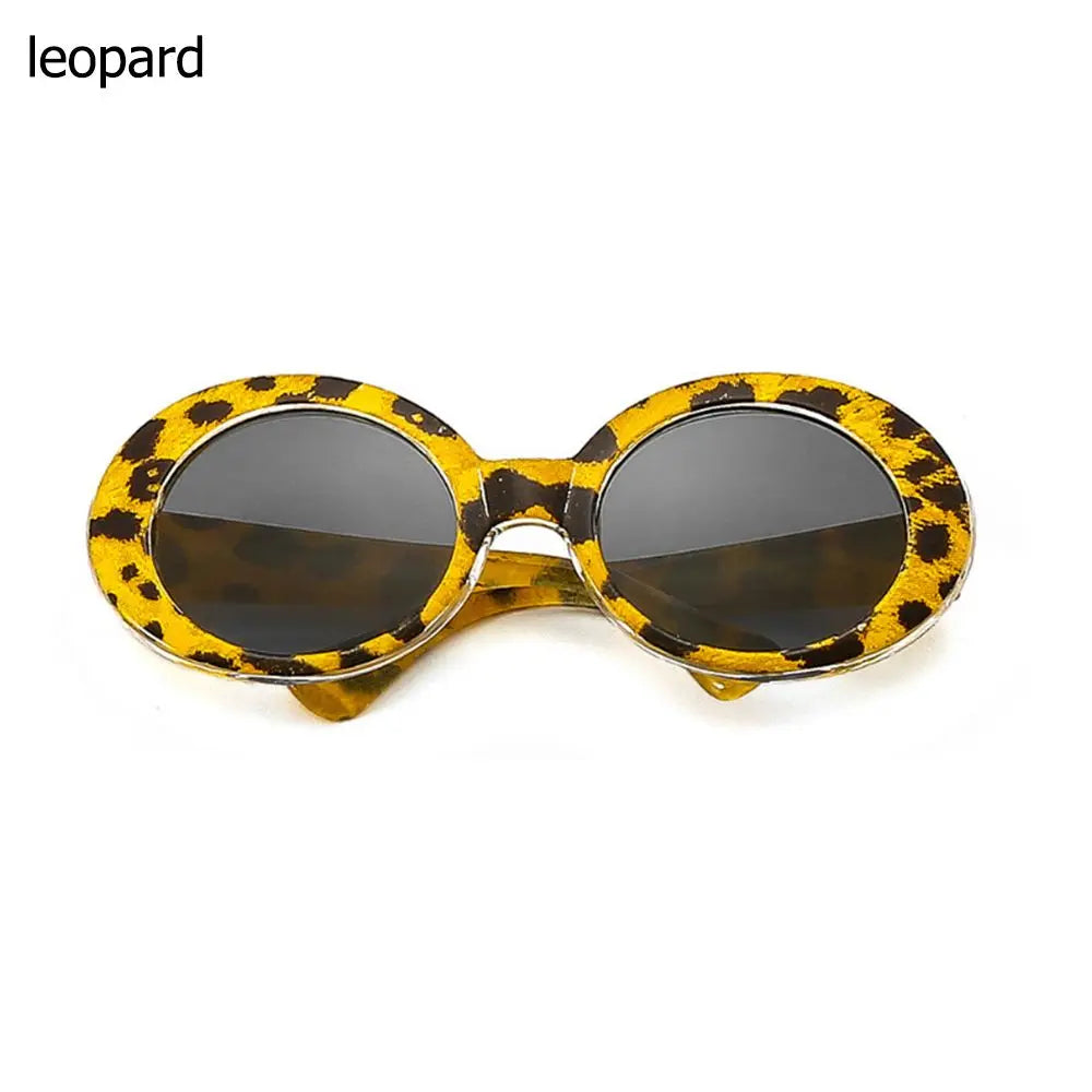 Round-Frame Pet Photo Glasses, Eyewear or Strap Option