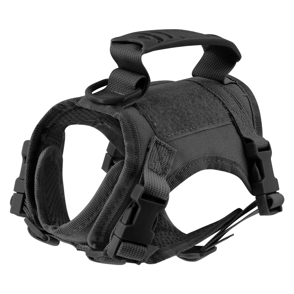 Adjustable Tactical-Style Pet Harness & Set Options