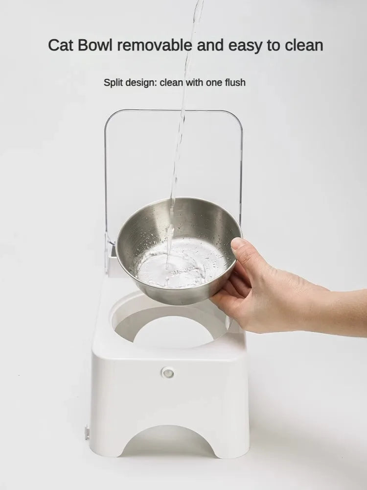 Sensor-Lid Pet Bowl, Ceramic or Stainless Steel