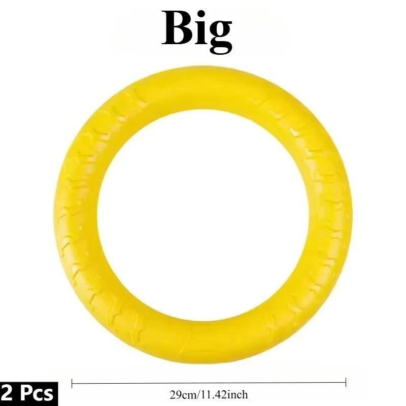 Textured Dog Fetch Ring, Small & Large Options