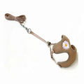 Daisy-Embroidered Mesh Pet Harness & 120 cm Leash Set