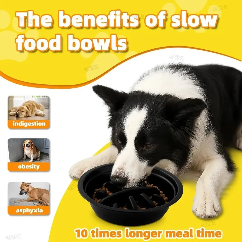 Adjustable Raised Dog Feeder with Stainless-Steel Bowls