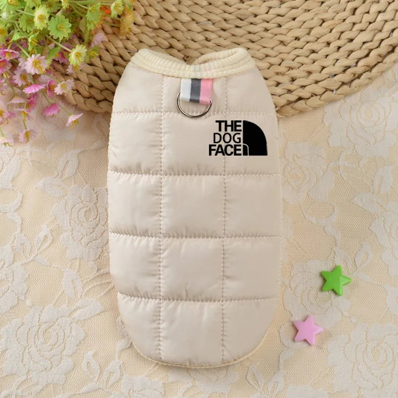 Quilted Graphic Pet Vest with Front Snaps