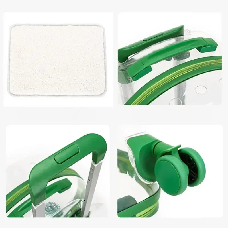 Clear Bubble Rolling Pet Carrier with Telescoping Handle