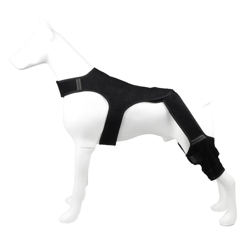 Dog Leg Wraps and Connected Paw Covers, Six Styles