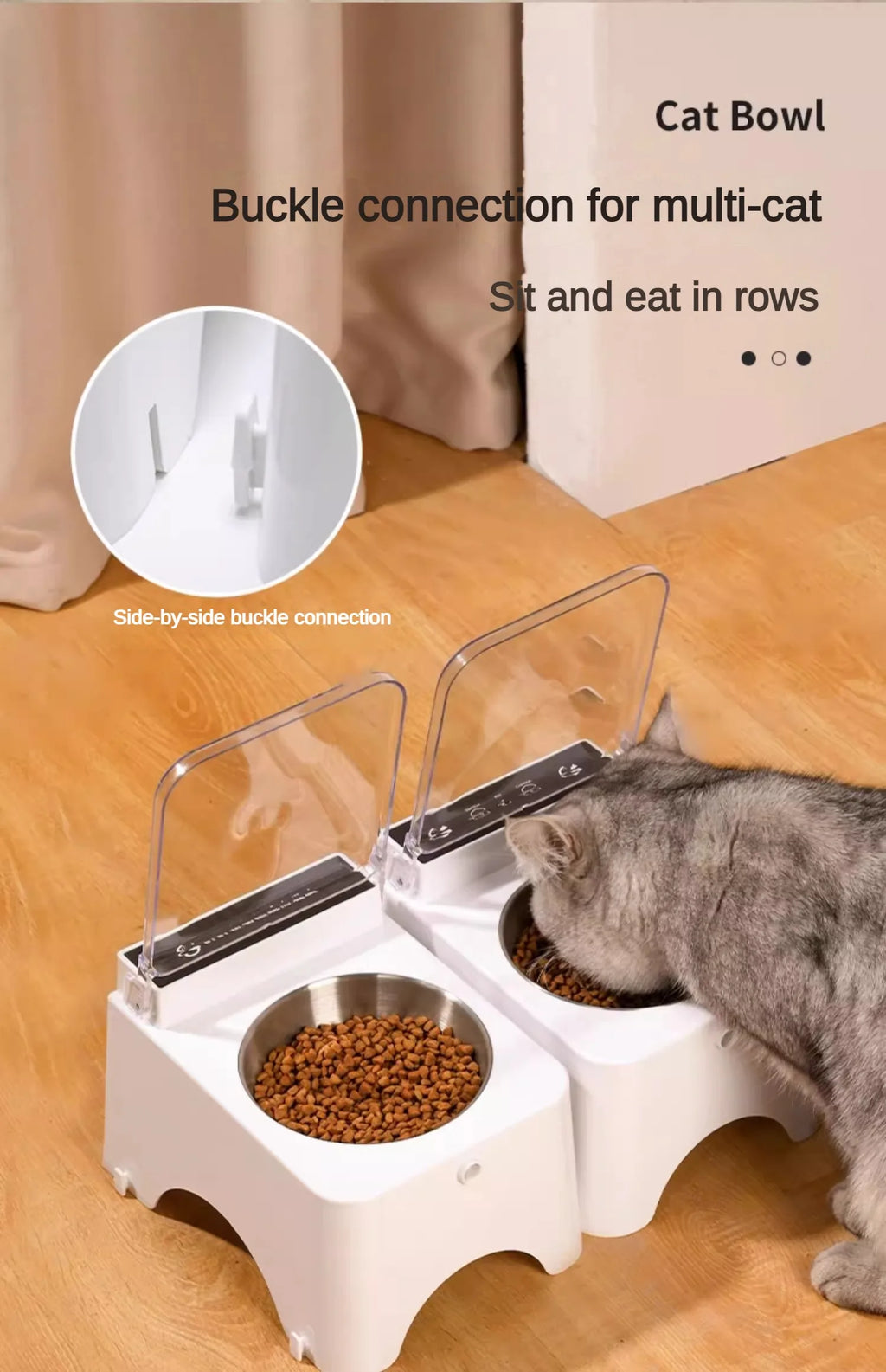 Sensor-Lid Pet Bowl, Ceramic or Stainless Steel