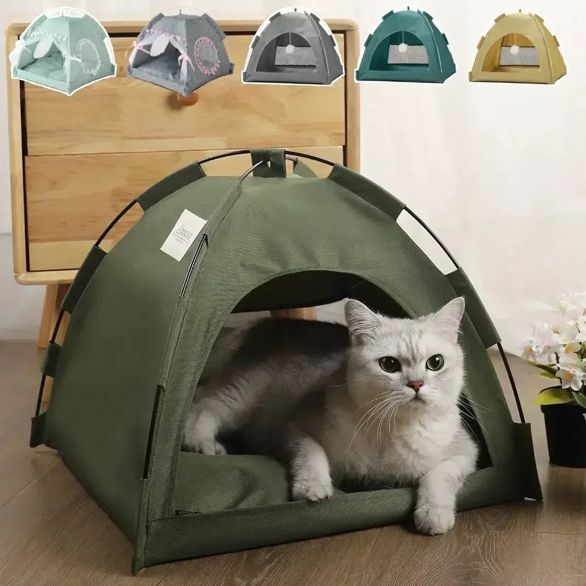 Dome Tent Bed for Cats & Small Dogs