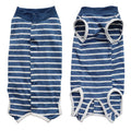 Camouflage & Blue Stripe Cat Recovery Suit