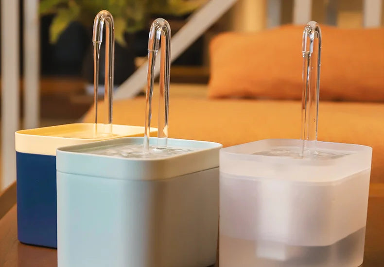 1.5L Pet Water Fountain with Adjustable Flow