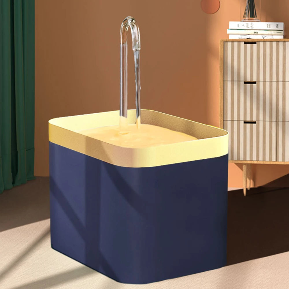 1.5L Pet Water Fountain with Adjustable Flow