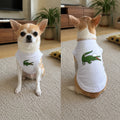 White Crocodile-Graphic Dog Tank Top