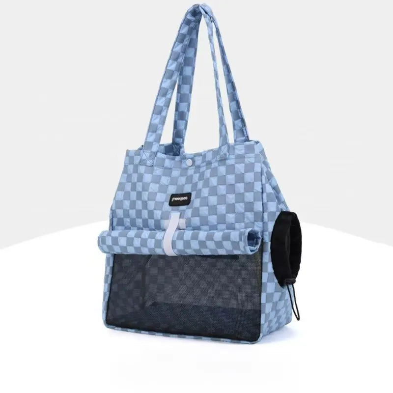 Cat Carrier Shoulder Backpack with Button Closure