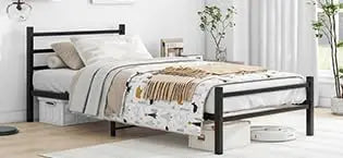 Furniture-Style Dog Crate Side Table with Double Doors & Tray