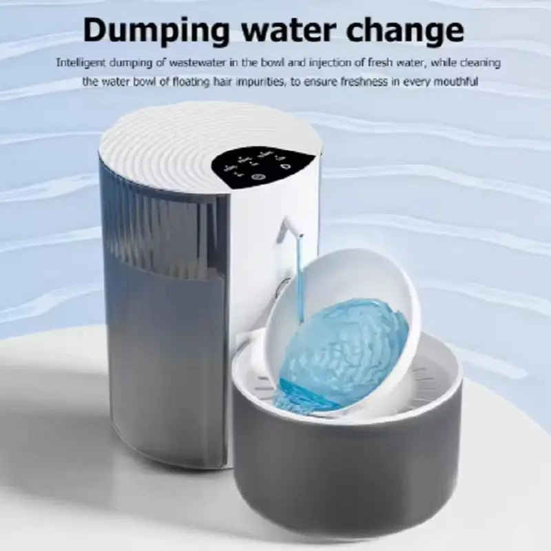 3L Rechargeable Pet Water Dispenser with Tilting Bowl