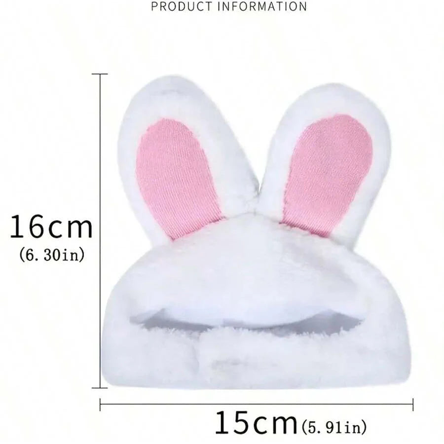 Plush Animal-Ear Pet Costume Hood