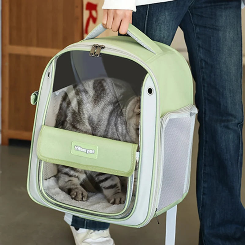 Foldable Oxford Pet Carrier Backpack