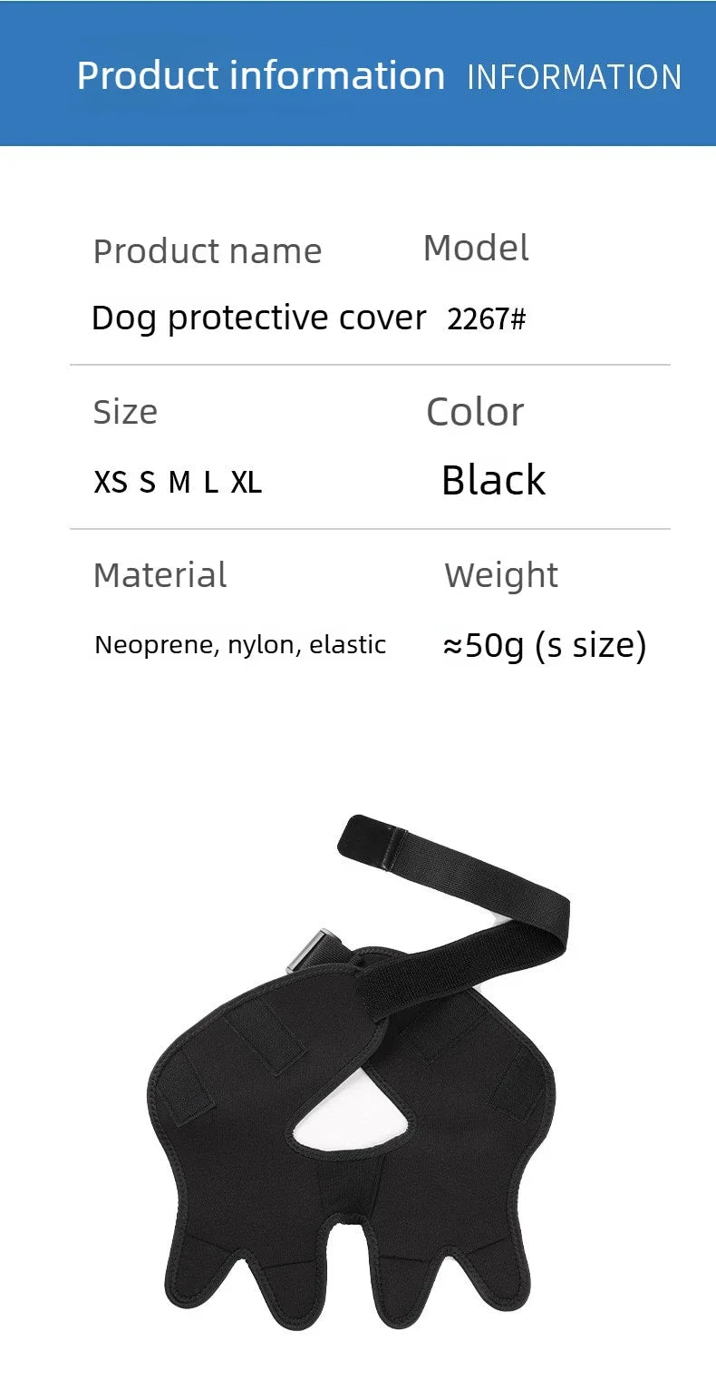 Dog Leg Wraps and Connected Paw Covers, Six Styles