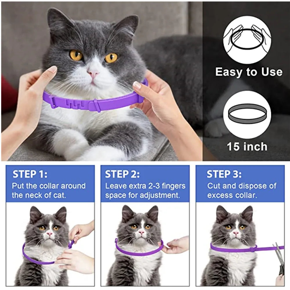 COOYOMOO Scented Pet Collar, 38 cm or 62 cm
