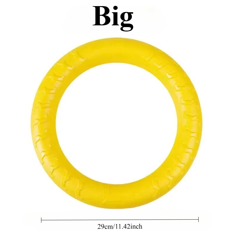 Textured Dog Fetch Ring, Small & Large Options