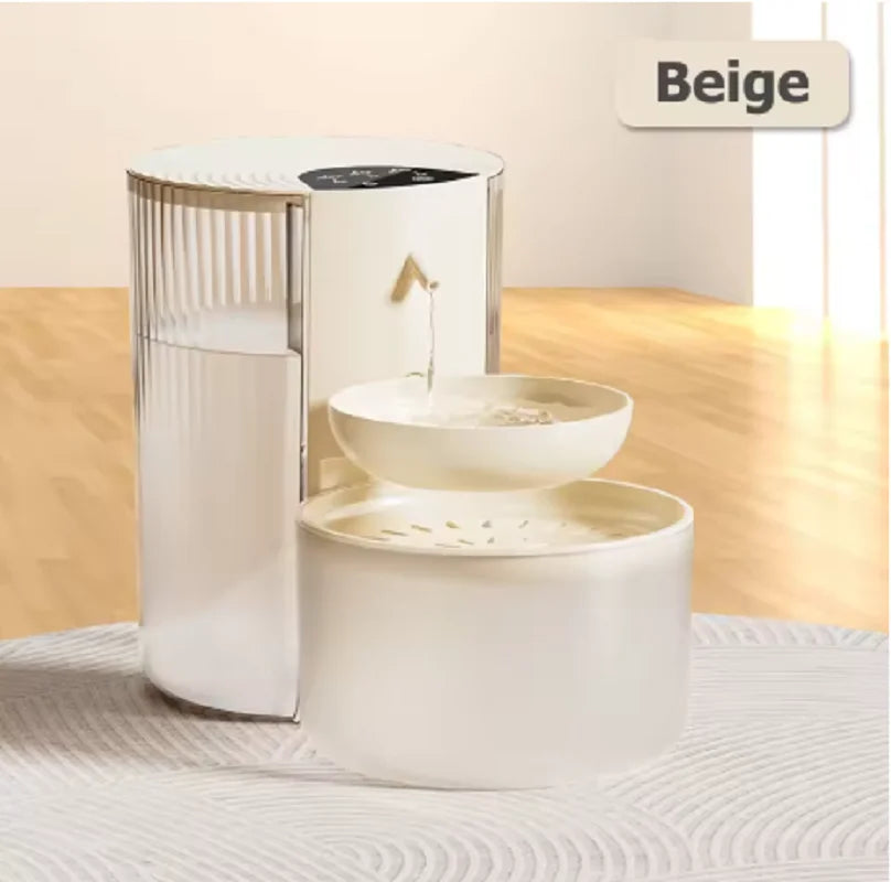 3L Rechargeable Pet Water Dispenser with Tilting Bowl