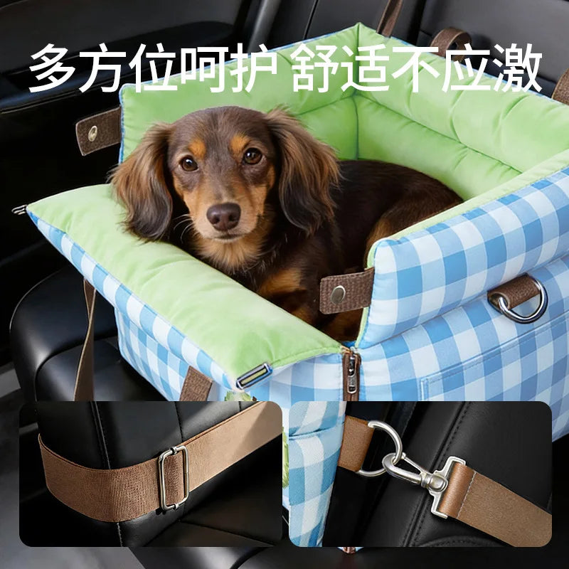 Pastel Striped 2-in-1 Pet Carrier & Car Seat Bed
