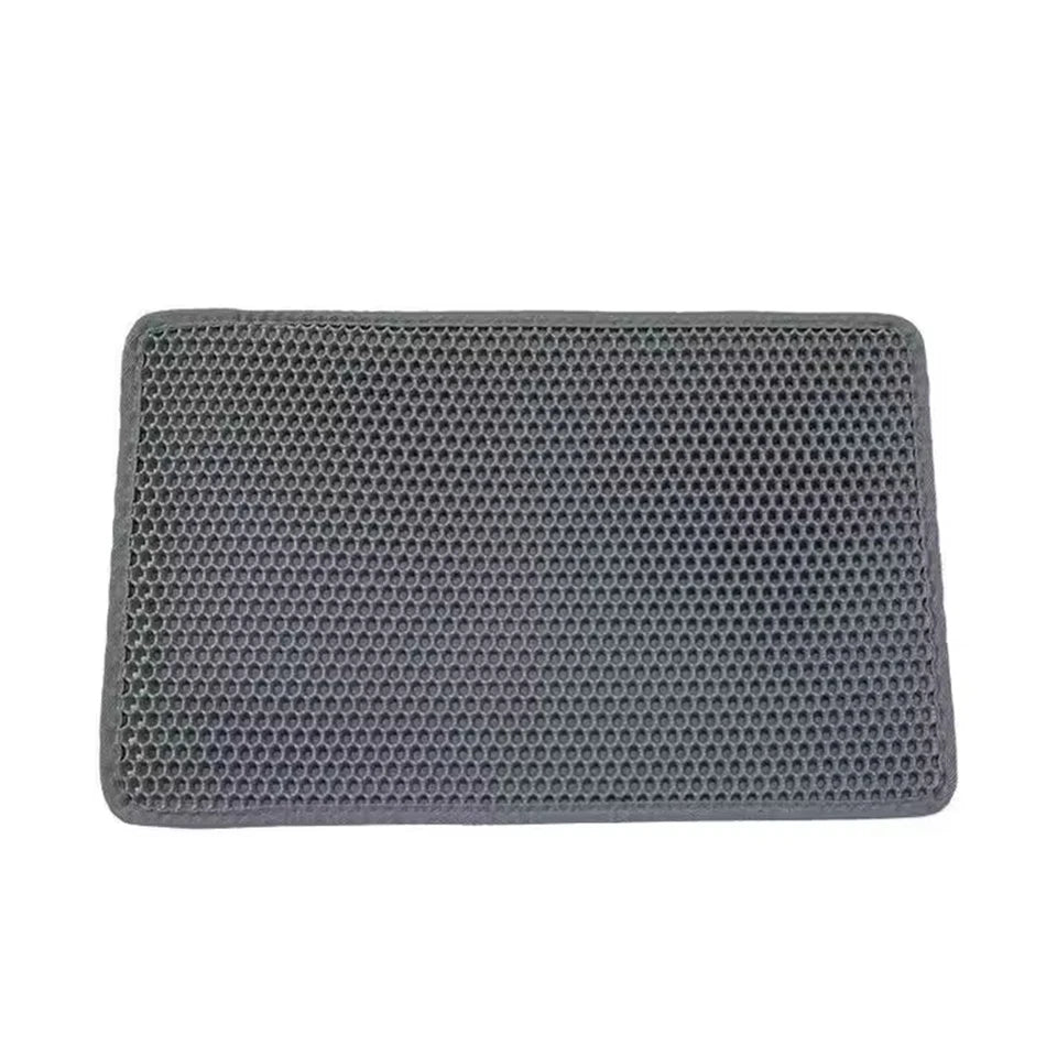 Double-Layer Honeycomb Cat Litter Mat