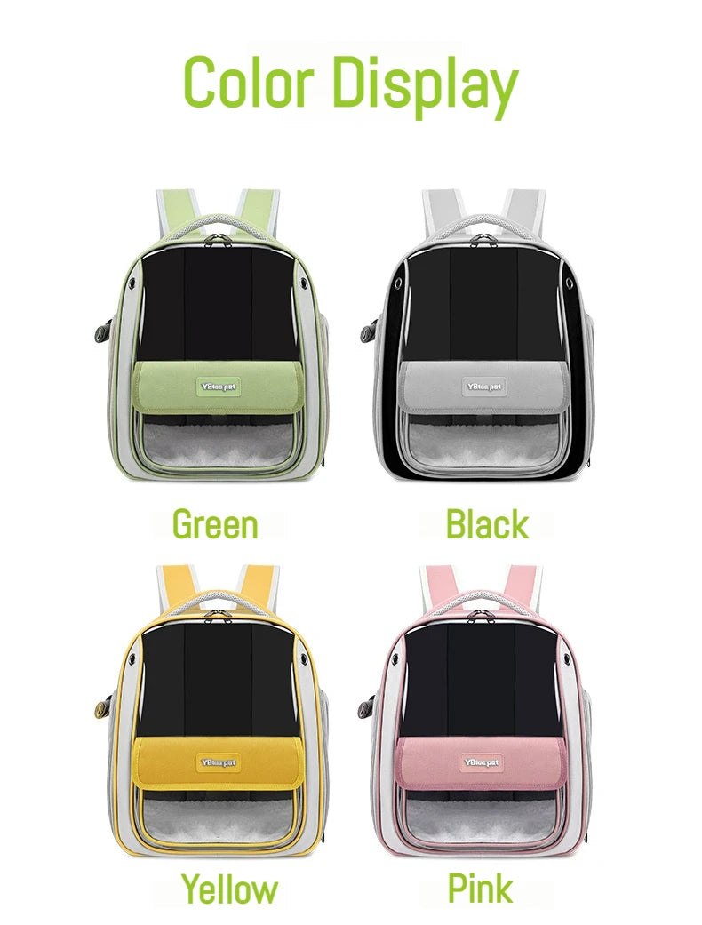 Foldable Oxford Pet Carrier Backpack