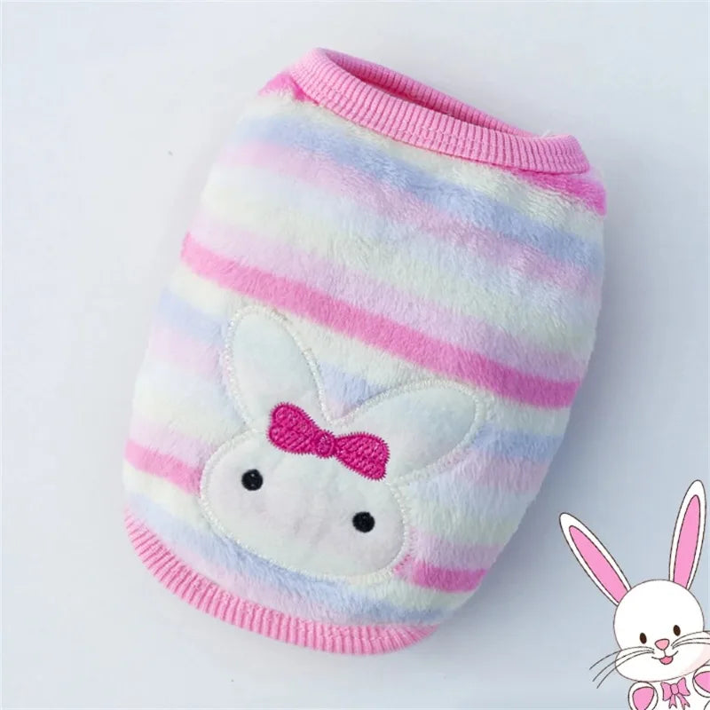Playful Appliqué Fleece Cat Vest
