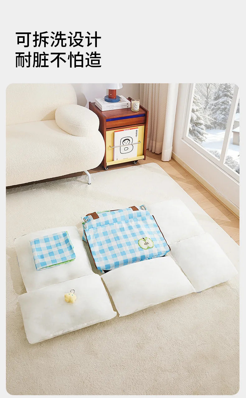 Pastel Striped 2-in-1 Pet Carrier & Car Seat Bed